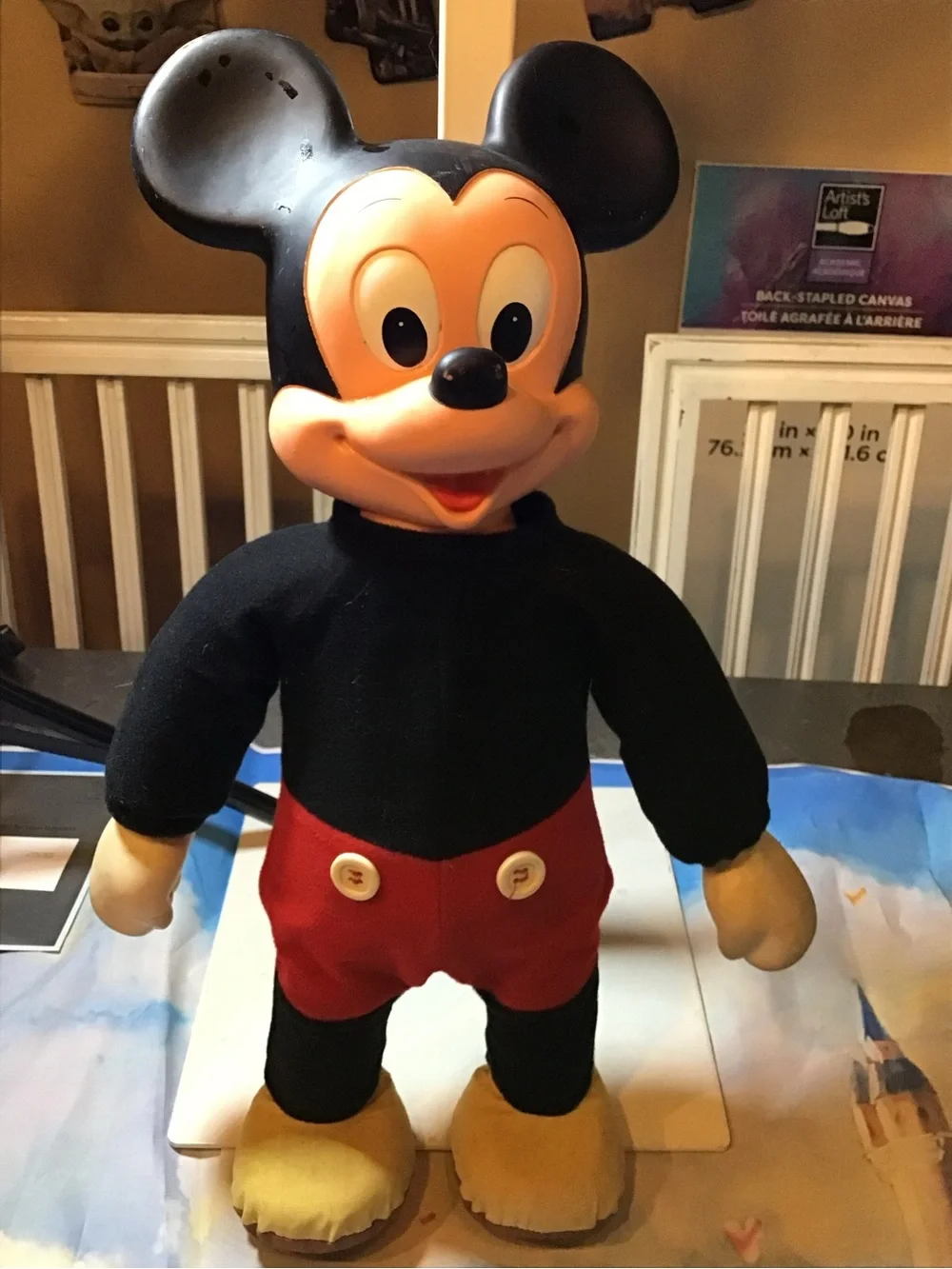 Vintage disney marching Mickey Mouse plush hasbro - Picture 1 of 6